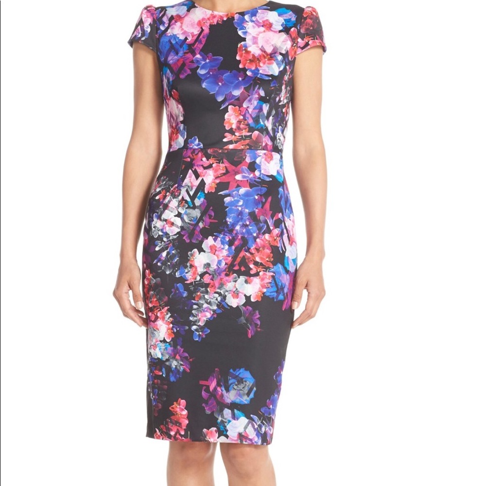 Betsey Johnson retro floral dress
